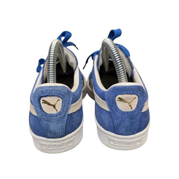 Puma Women's 6.5 Suede Classic Olympian Blue White Lace Up Sneakers 362213-64 - Picture 3 of 15